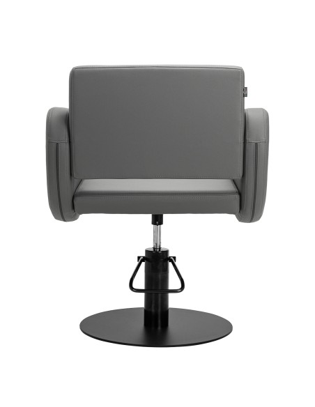 Gabbiano poltrona da parrucchiere Sewilla Grigio base nera