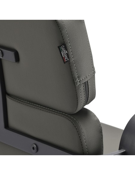 Poltrona da parrucchiere Gabbiano Porto grigio grigio