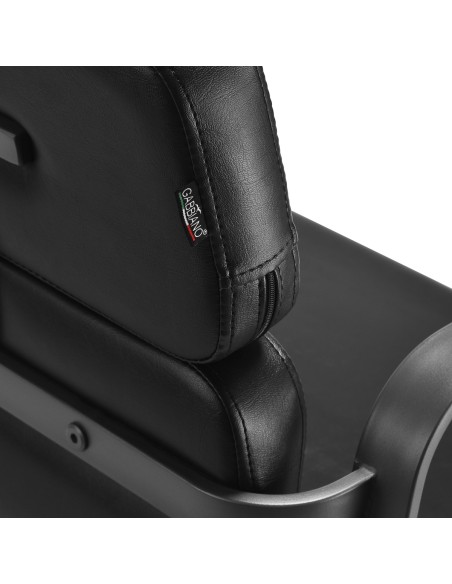 Poltrona da parrucchiere Gabbiano Porto grigio nero