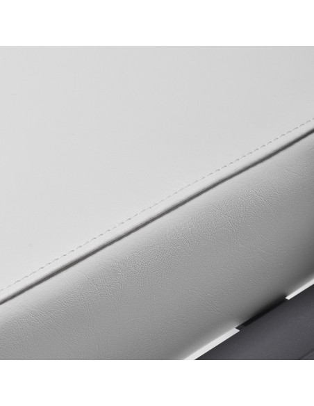 Poltrona da parrucchiere Gabbiano Porto grigio bianco