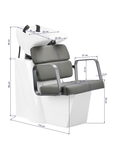 Sapone per parrucchieri Gabbiano Porto grigio...