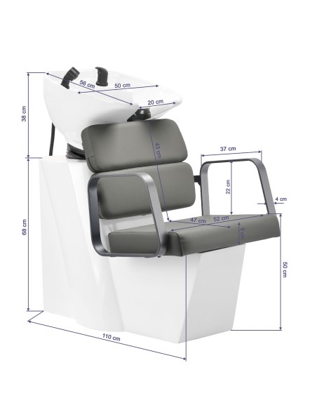 Sapone per parrucchieri Gabbiano Porto grigio grigio