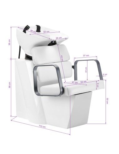 Sapone per parrucchieri Gabbiano Porto grey bianco