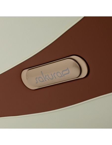 Sakura poltrona massaggiante Luxury 808 bianco-beige