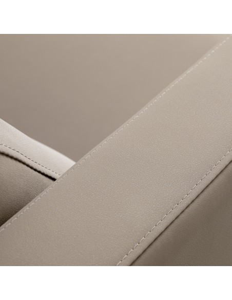 Gabbiano Sylvia lavabo da barbiere con poggiapiedi elettrico beige 