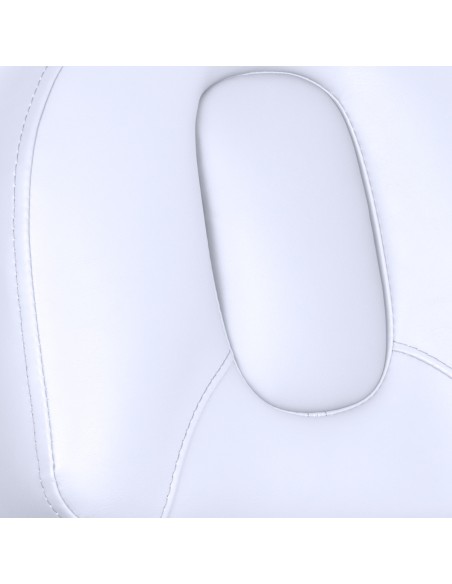 Poltrona cosmetica podologica elettrica Kate 4 cilindri, bianco freddo