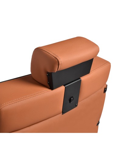 Gabbiano Poltrona da barbiere Levi marrone con...
