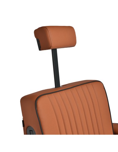 Gabbiano Poltrona da barbiere Levi marrone con...