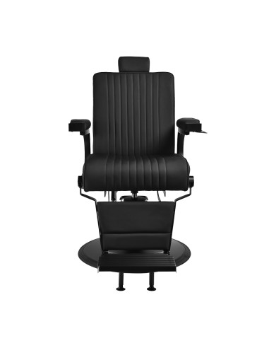 Gabbiano Poltrona da barbiere Levi nera con...