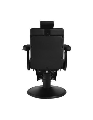 Gabbiano Poltrona da barbiere Levi nera con...