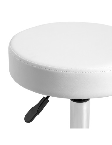 Sgabello cosmetico AM-310 bianco v