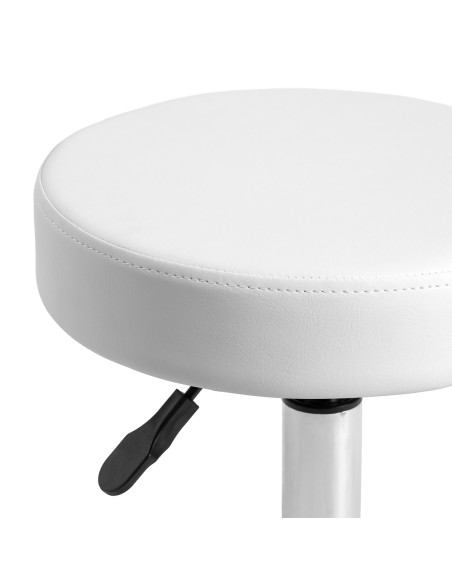 Sgabello cosmetico AM-310 bianco v