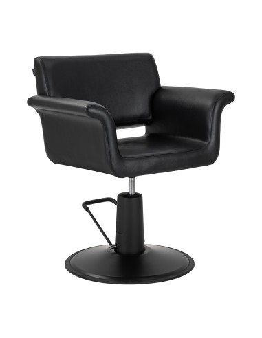 Gabbiano poltrona da parrucchiere Lucca Nero