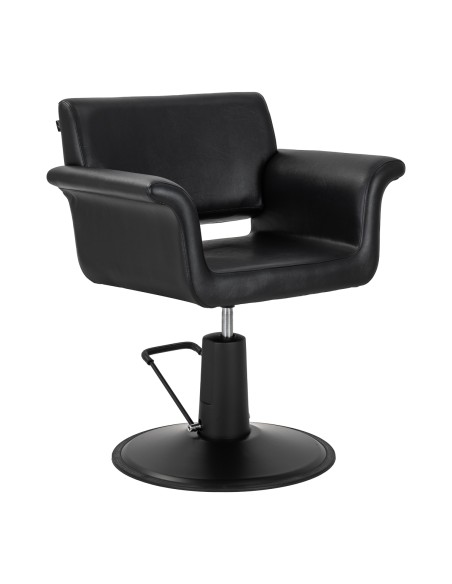 Gabbiano poltrona da parrucchiere Lucca Nero