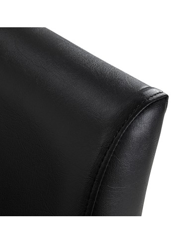 Gabbiano poltrona da parrucchiere Lucca Nero