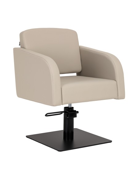 Gabbiano poltrona da parrucchiere Elda Grigio beige