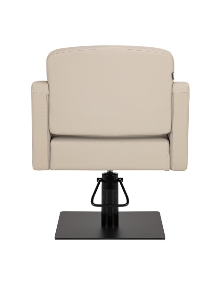 Gabbiano poltrona da parrucchiere Elda Grigio beige