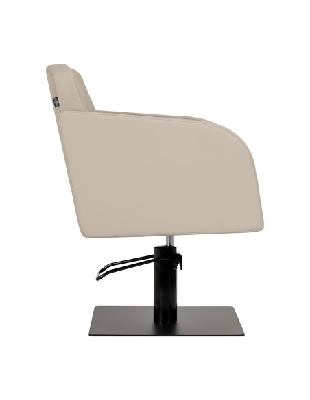 Gabbiano poltrona da parrucchiere Elda Grigio beige