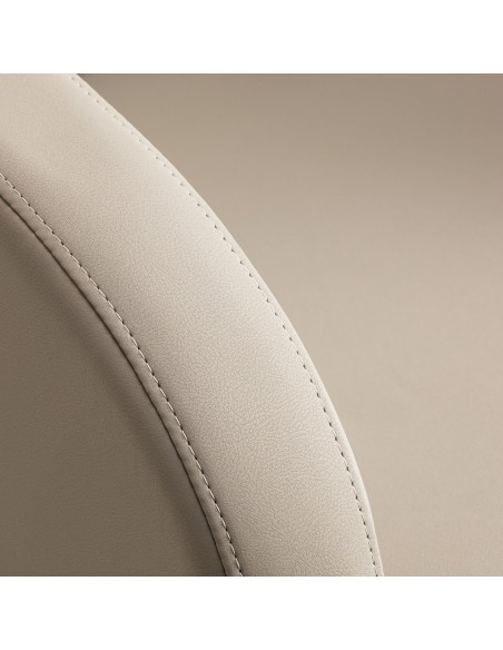 Gabbiano poltrona da parrucchiere Elda Grigio beige