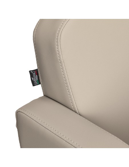Gabbiano poltrona da parrucchiere Elda Grigio beige