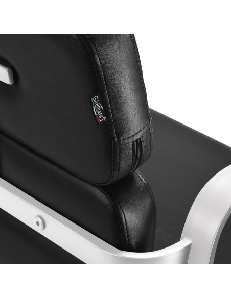 Poltrona da parrucchiere Gabbiano Porto bianco nero
