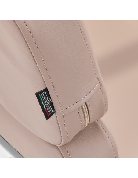 Poltrona da parrucchiere Gabbiano Porto bianco beige