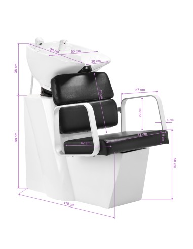 Sapone per parrucchieri Gabbiano Porto bianco nero