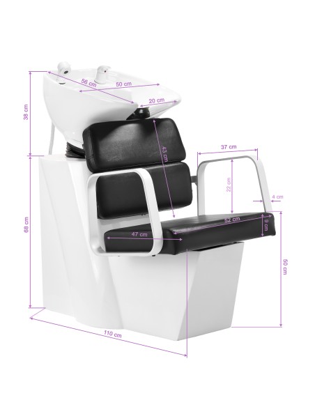 Sapone per parrucchieri Gabbiano Porto bianco nero