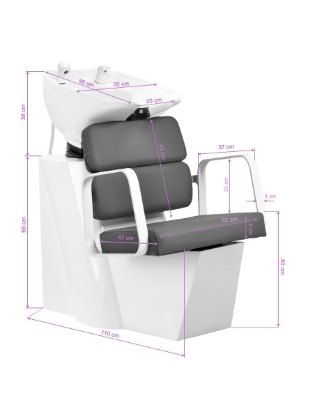 Sapone per parrucchieri Gabbiano Porto bianco grigio