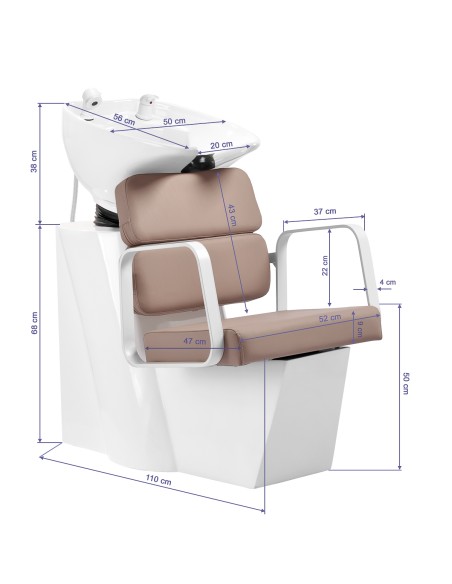 Sapone per parrucchieri Gabbiano Porto bianco beige