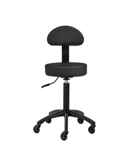 Gabbiano sgabello da parrucchiere D026 nero