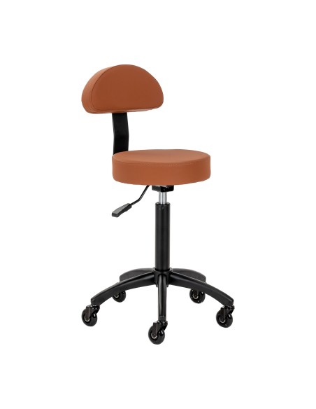 Gabbiano sgabello da parrucchiere D026 marrone