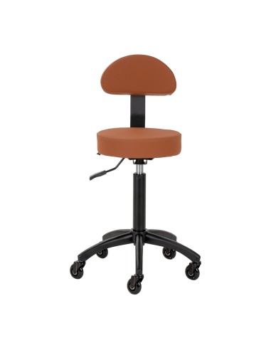 Gabbiano sgabello da parrucchiere D026 marrone