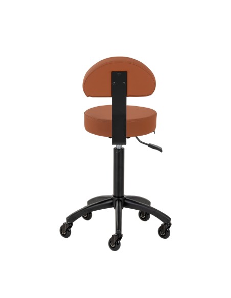 Gabbiano sgabello da parrucchiere D026 marrone