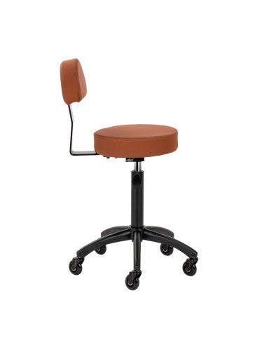 Gabbiano sgabello da parrucchiere D026 marrone