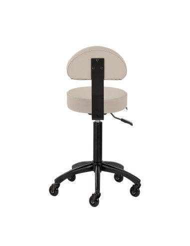 Gabbiano sgabello da parrucchiere D026 grigiobeige