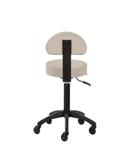 Gabbiano sgabello da parrucchiere D026 grigiobeige