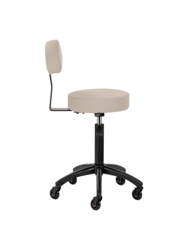 Gabbiano sgabello da parrucchiere D026 grigiobeige