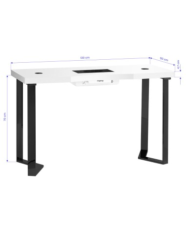 Banco cosmetico MOMO 05-BL con assorbitore