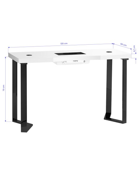 Banco cosmetico MOMO 05-BL con assorbitore