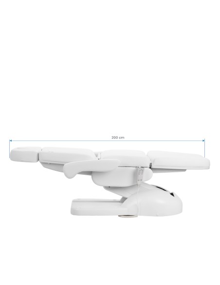 Poltrona cosmetica elettrica Azzurro Lux 3m bianca con riscaldamento