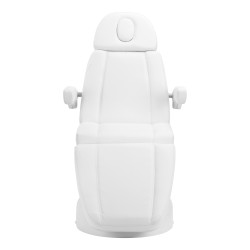 Poltrona cosmetica elettrica Azzurro Lux 4m bianca con culla 2