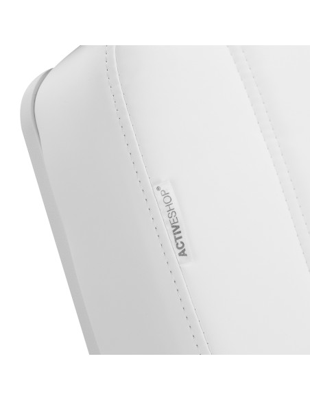 Poltrona cosmetica elettrica Azzurro Lux 4m bianca con culla