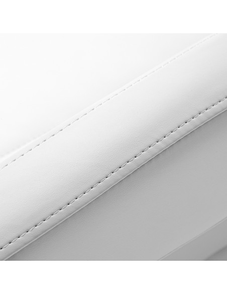 Poltrona cosmetica elettrica Azzurro Lux 4m bianca con culla