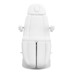 Poltrona cosmetica elettrica Azzurro Lux 3m pedi bianca 2