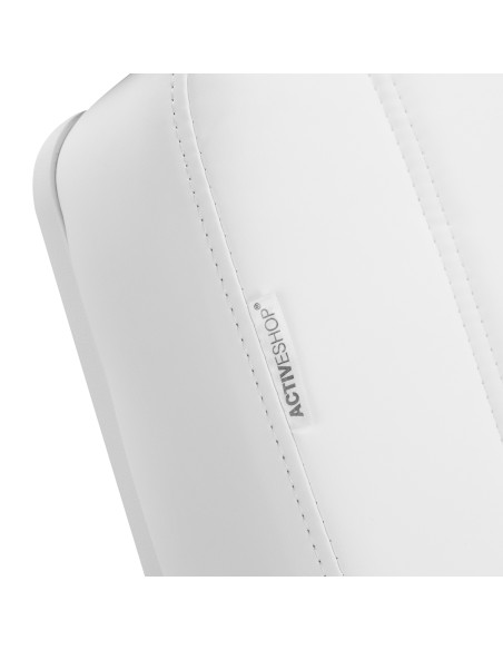 Poltrona cosmetica elettrica Azzurro Lux 3m pedi bianca