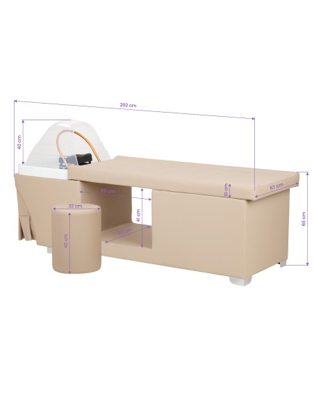 Gabbiano Lettino Head Spa Maldives beige