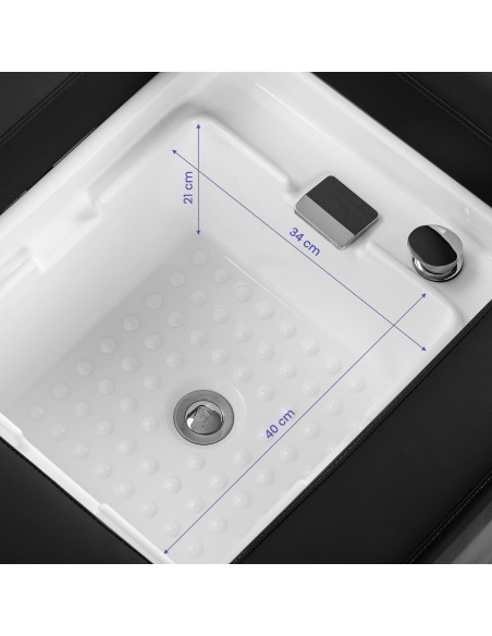 Gabbiano Lettino Head Spa Bali nero