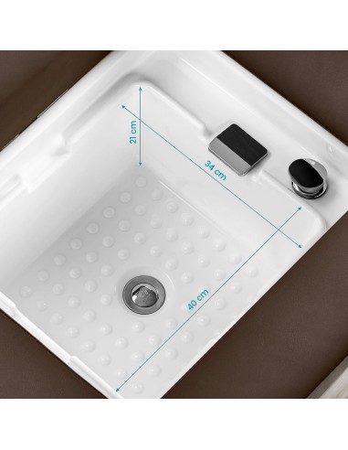 Gabbiano Lettino Head Spa Bali marrone