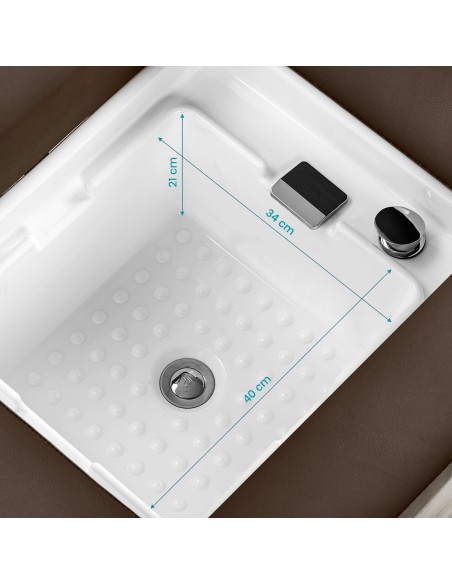 Gabbiano Lettino Head Spa Bali marrone